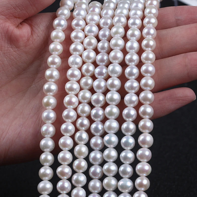 6-7mm AA Chinese Akoya Round Pearl Strand