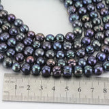 7-8MM Peacock Freshwater Pearl Loose Beads One Full Strand
