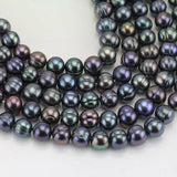7-8MM Peacock Freshwater Pearl Loose Beads One Full Strand