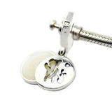 Sterling Silver Perfect Pals Dangle Charm for Bracelet & Necklace