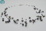 AA 4-8MM Illusion Floating Freshwater Pearl Necklace