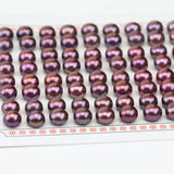 Freshwater Pearl Loose Beads, Wine Red Color, 6-7mm, Matched Pairs Offer
