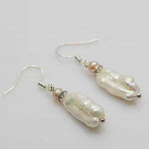Purple Freshwater Pearl Earrings for Girls
