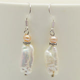 Purple Freshwater Pearl Earrings for Girls