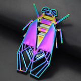 Colorful Plated Bee Brooch for Men Women Party Jewelry
