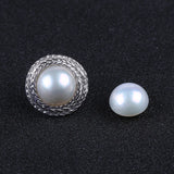 Natural Loose 11-12mm Mabe Pearls