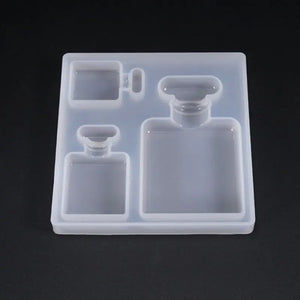 Perfume Bottle Gemstone Patch Mold DIY Crystal Epoxy Glue Crafts Decorations Pen