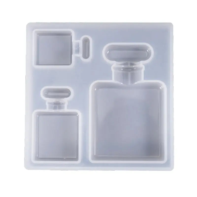 Perfume Bottle Gemstone Patch Mold DIY Crystal Epoxy Glue Crafts Decorations Pen