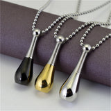 Perfume Bottle Necklace Diffuser Tube Pendant Sweater Chain