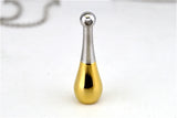 Perfume Bottle Necklace Diffuser Tube Pendant Sweater Chain