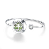 Aromatherapy Locket Bracelet Tree of Life Stainless Steel