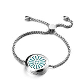 Tree of Life Aromatherapy Locket Bracelet Stainless Steel Diffuser Bracelet Men