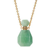 Natural Stone Essential Oil Perfume Bottle Necklace