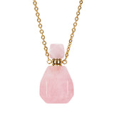 Natural Stone Essential Oil Perfume Bottle Necklace