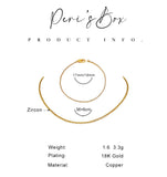 Dainty CZ Tennis Choker Necklace for Women Donna Collane