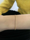 Dainty CZ Tennis Choker Necklace for Women Donna Collane