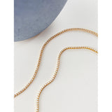 Dainty CZ Tennis Choker Necklace for Women Donna Collane