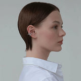 Twisted Rope Clip Earrings U Shape Ear Cuff