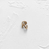 Twisted Rope Clip Earrings U Shape Ear Cuff