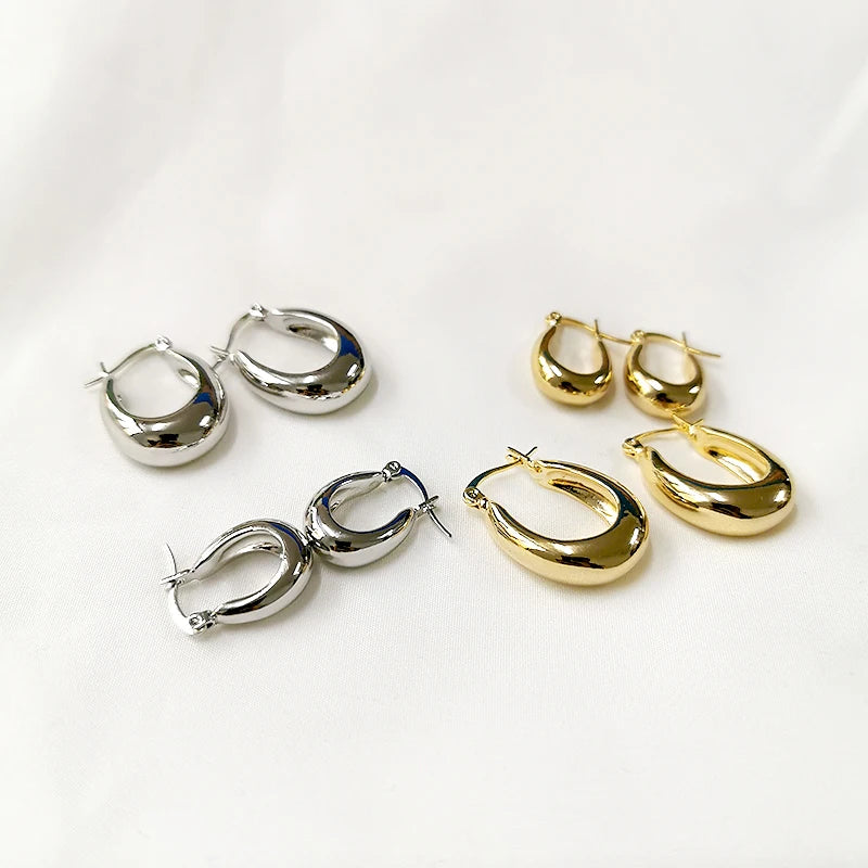Peri'sBox U Shape Geometric Earrings for Women