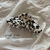 Peri'sBox 8 Designs Milk Cow Hair Clamps Acetate Acrylic Hair Clip Large