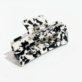 Peri'sBox 8 Designs Milk Cow Hair Clamps Acetate Acrylic Hair Clip Large
