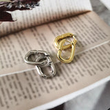 French O Shaped Hoop Earrings for Women