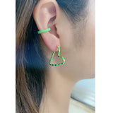Multicolor Candy Enamel Ear Cuff No Piercing Small Earrings Summer Gift