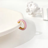 Multicolor Candy Enamel Ear Cuff No Piercing Small Earrings Summer Gift