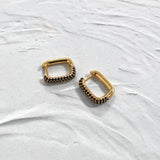 Geometric CZ Stone Earrings Mix for Women