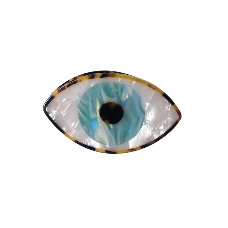 Resin Evil Eye Hair Claws Tortoise Leopard Hair Clips for Women