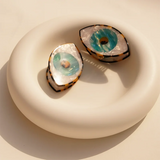Resin Evil Eye Hair Claws Tortoise Leopard Hair Clips for Women