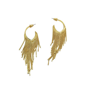 Peri'sBox Minimalist Tassel Dangle Earrings