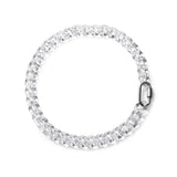 Silver Carabiner Chunky Chain Necklace Men Hip Hop Transparent Acrylic Chains