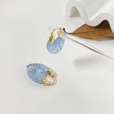 Chunky Hoop Earrings Multicolor Textured Resin Jewelry