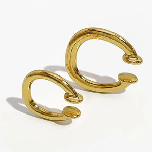 Geometric Circle Ear Cuff Cartilage Earrings