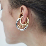 Geometric Circle Ear Cuff Cartilage Earrings