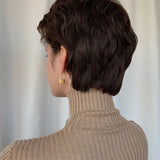 Peri'sBox Lock Hoop Earrings Safety Pin Small H