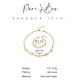 Peri'sbox Star Moon Square Coin Choker Necklace Double Layered