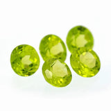 Peridot 7 mm Round Cut Gemstone