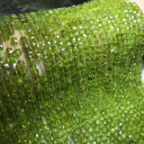Peridot Green Square Faceted 2.5mm Loose Beads for DIY Jewelry Making