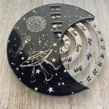 Moon Wall Calendar Resin Molds DIY Home Decor