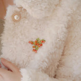 Rural Wind Persimmon Ruyi Brooch Pin for Clothing
