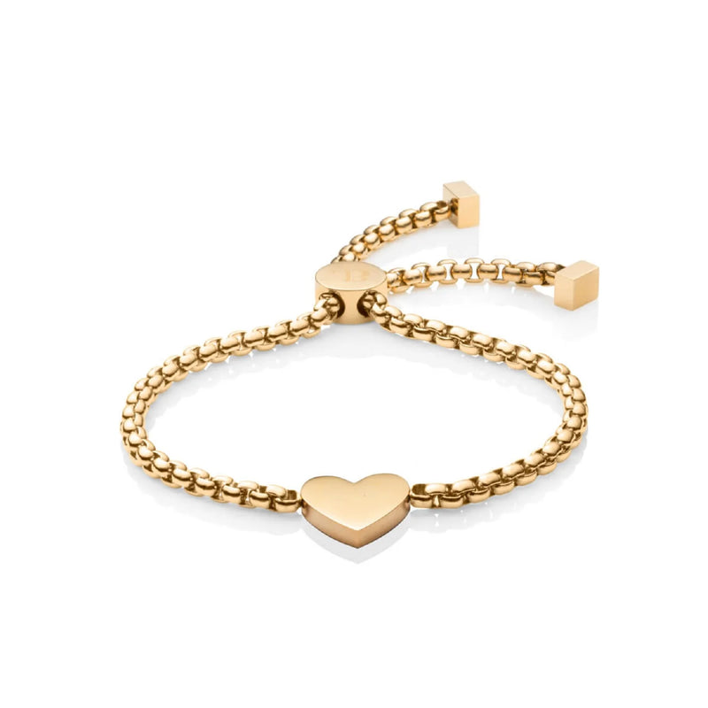 Custom Heart Bracelet with Initial Letter Charms