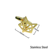 Fox Head Cufflinks Stainless Steel Groomsman Jewelry