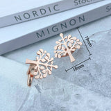 Life Tree Cufflinks Wedding Set for Men