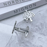 Life Tree Cufflinks Wedding Set for Men