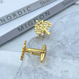 Life Tree Cufflinks Wedding Set for Men