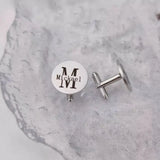 Personalized Men's Steel Cufflinks