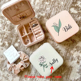 Personalized Girls Travel Jewellery Box Organizer